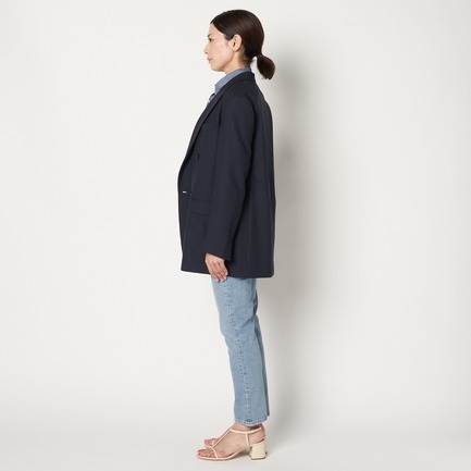 the Ellison W Jacket (RAYON WOOL POPLIN ) 詳細画像 ネイビー 10