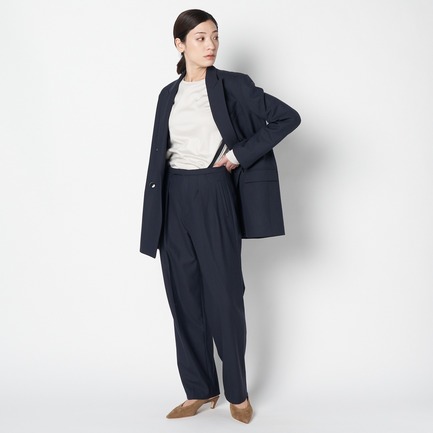 the Ellison W Jacket (RAYON WOOL POPLIN ) 詳細画像 ネイビー 15