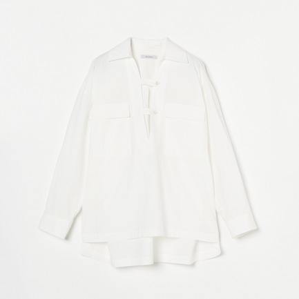 COTTON TAB SKIPPER SHIRT