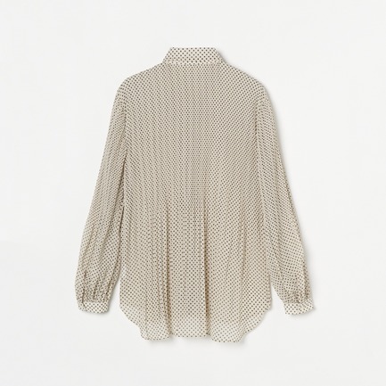 DOT PLEATS OVER BLOUSE 詳細画像 ベージュ 1