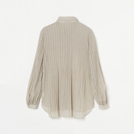 DOT PLEATS OVER BLOUSE 詳細画像 ベージュ 1