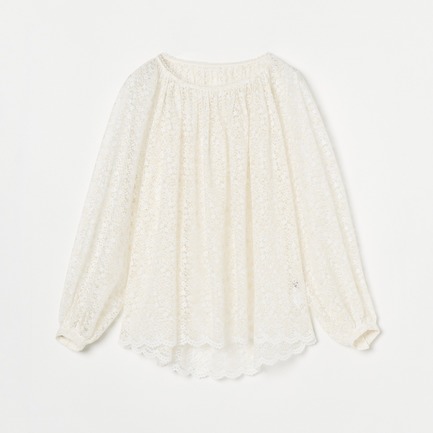 FLORET LACE OVER BLOUSE 詳細画像 ホワイト 1