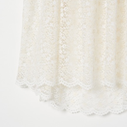 FLORET LACE OVER BLOUSE 詳細画像 ホワイト 4