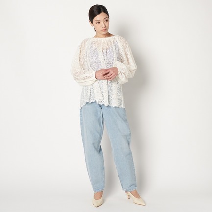 FLORET LACE OVER BLOUSE 詳細画像 ホワイト 9