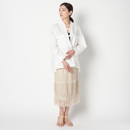 LINEN TAPE TIERED SKIRT 詳細画像 ベージュ 4