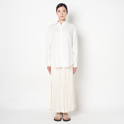 FRENCH LINEN WASHER SHIRT 詳細画像 ホワイト 1