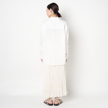 FRENCH LINEN WASHER SHIRT 詳細画像 ホワイト 3