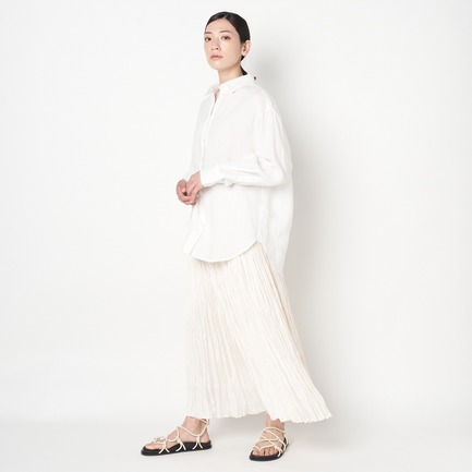 FRENCH LINEN WASHER SHIRT 詳細画像 ホワイト 5