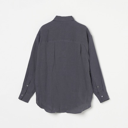 FRENCH LINEN WASHER SHIRT 詳細画像 ミディアムグレー 1