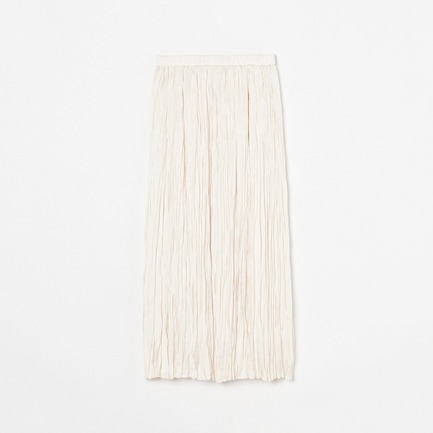 WASHER SATIN PLEATS SKIRT