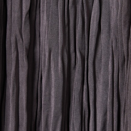 WASHER SATIN PLEATS SKIRT 詳細画像 ミディアムグレー 5