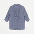 WHIP CREPE RUFFLED BLOUSE 詳細画像