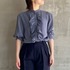 WHIP CREPE RUFFLED BLOUSE 詳細画像