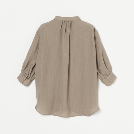 WHIP CREPE RUFFLED BLOUSE 詳細画像 カーキ 1