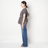 NATURAL STRETCH BACK SLIT BLOUSE 詳細画像