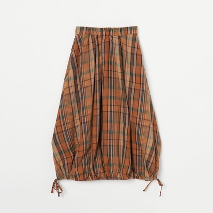 MADRAS LINEN  BALLOON SKIRT