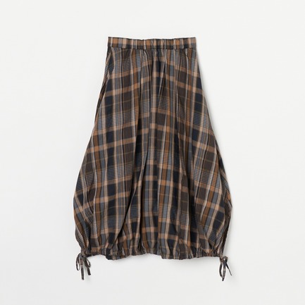 MADRAS LINEN  BALLOON SKIRT 詳細画像 ネイビー 1