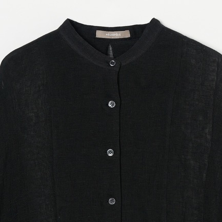CRUNCHY LINEN TUNIC SHIRT 詳細画像 ブラック 2