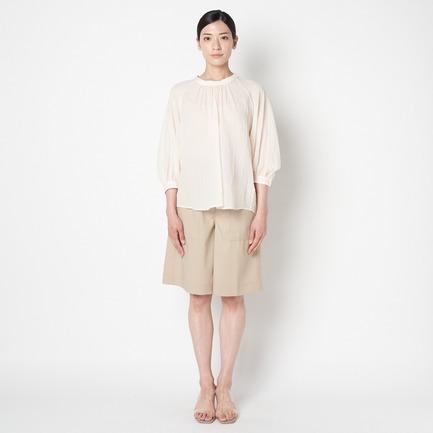 SEERSUCKER GATHER BLOUSE 詳細画像 ベージュ 1