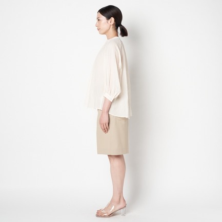 SEERSUCKER GATHER BLOUSE 詳細画像 ベージュ 2