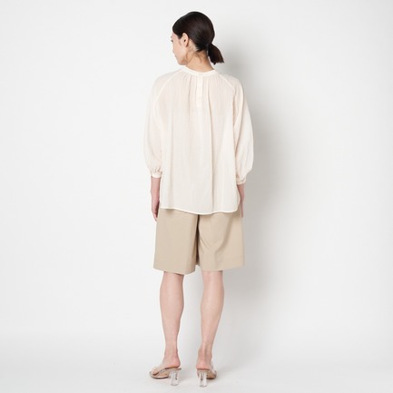 SEERSUCKER GATHER BLOUSE 詳細画像 ベージュ 3