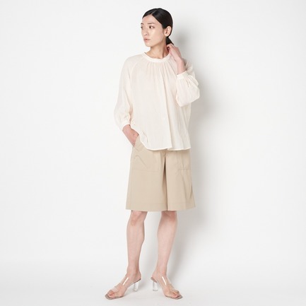 SEERSUCKER GATHER BLOUSE 詳細画像 ベージュ 5