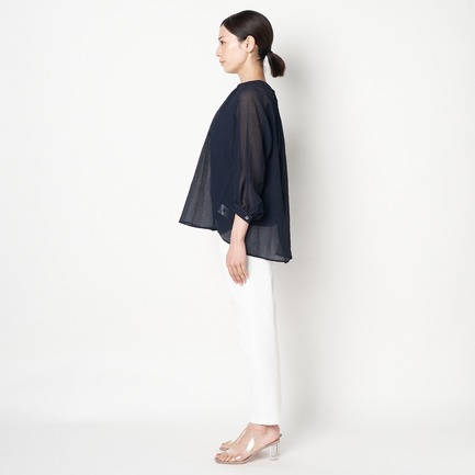 SEERSUCKER GATHER BLOUSE 詳細画像 ベージュ 8