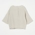 FANAGE LINEN BORT NECK BLOUSE 詳細画像