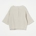 FANAGE LINEN BORT NECK BLOUSE 詳細画像