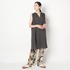 FANAGE LINEN GATHER TUNIC OP 詳細画像