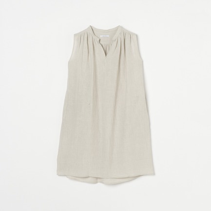 FANAGE LINEN GATHER TUNIC OP