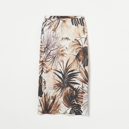 DEVEAUX BOTANICAL PRINT SKIRT