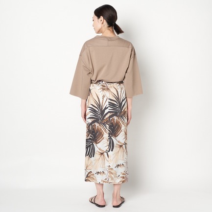 DEVEAUX BOTANICAL PRINT SKIRT 詳細画像 ブラック 8