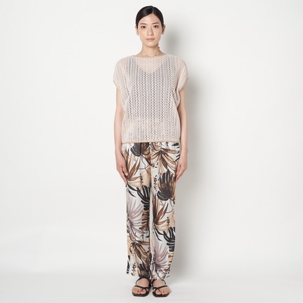 DEVEAUX BOTANICAL PRINT PANTs 詳細画像 ベージュ 1