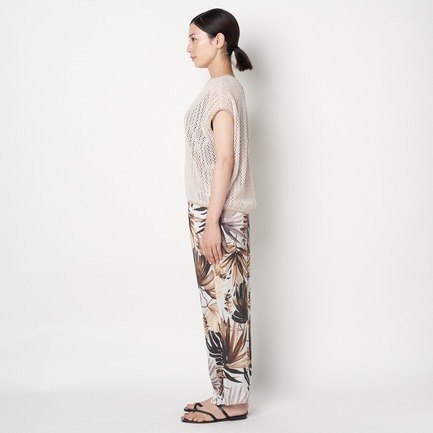 DEVEAUX BOTANICAL PRINT PANTs 詳細画像 ベージュ 2