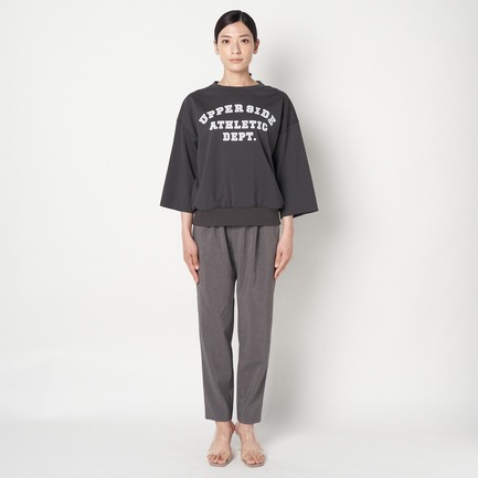 FLOCKY LOGO CUT PULLOVER 詳細画像 チャコールグレー 1