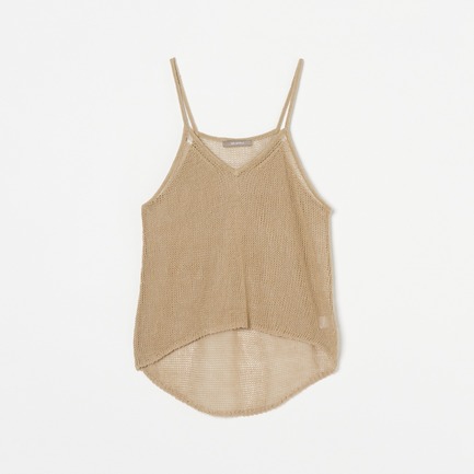 LINEN LOW GAUGE CAMISOLE 詳細画像 ベージュ 1