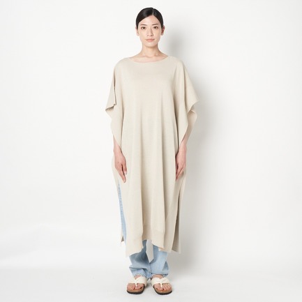 PAPER YARN KNIT PONCHO 詳細画像 ベージュ 6