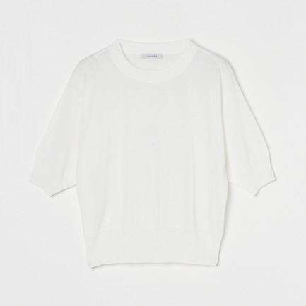 HIGH GAUGE COTTON HALF SLV TOPs 詳細画像 ホワイト 1