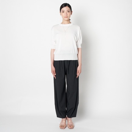 HIGH GAUGE COTTON HALF SLV TOPs 詳細画像 ホワイト 1