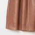 LEATHER BOIL GATHER SKIRT 詳細画像