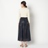 LEATHER BOIL GATHER SKIRT 詳細画像