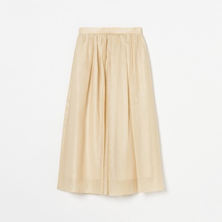 LEATHER BOIL GATHER SKIRT