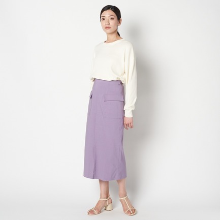 DOUBLE POCKET BOXY SKIRT 詳細画像 ライラック 9