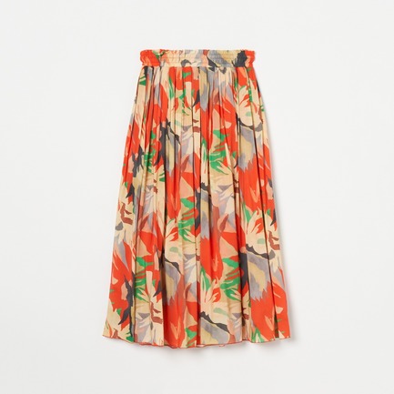 DIGITAL FLORAL PRINT SKIRT