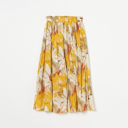 DIGITAL FLORAL PRINT SKIRT 詳細画像 イエロー 1