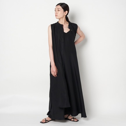 VINTAGE POPLIN MAXI DRESS 詳細画像 ブラック 12