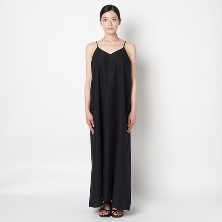 VINTAGE POPLIN MAXI DRESS 詳細画像 ブラック 6