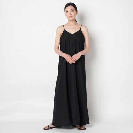 VINTAGE POPLIN MAXI DRESS 詳細画像 ブラック 9