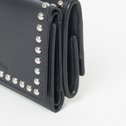 FOLD WALLET WITH STUDS 詳細画像 ブラック 5